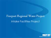 Freeport Project Intake Facilities PowerPoint