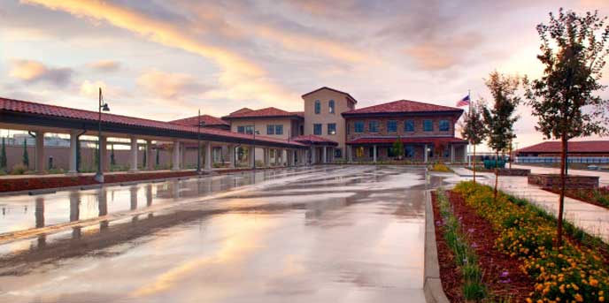 Treatment facility exterior